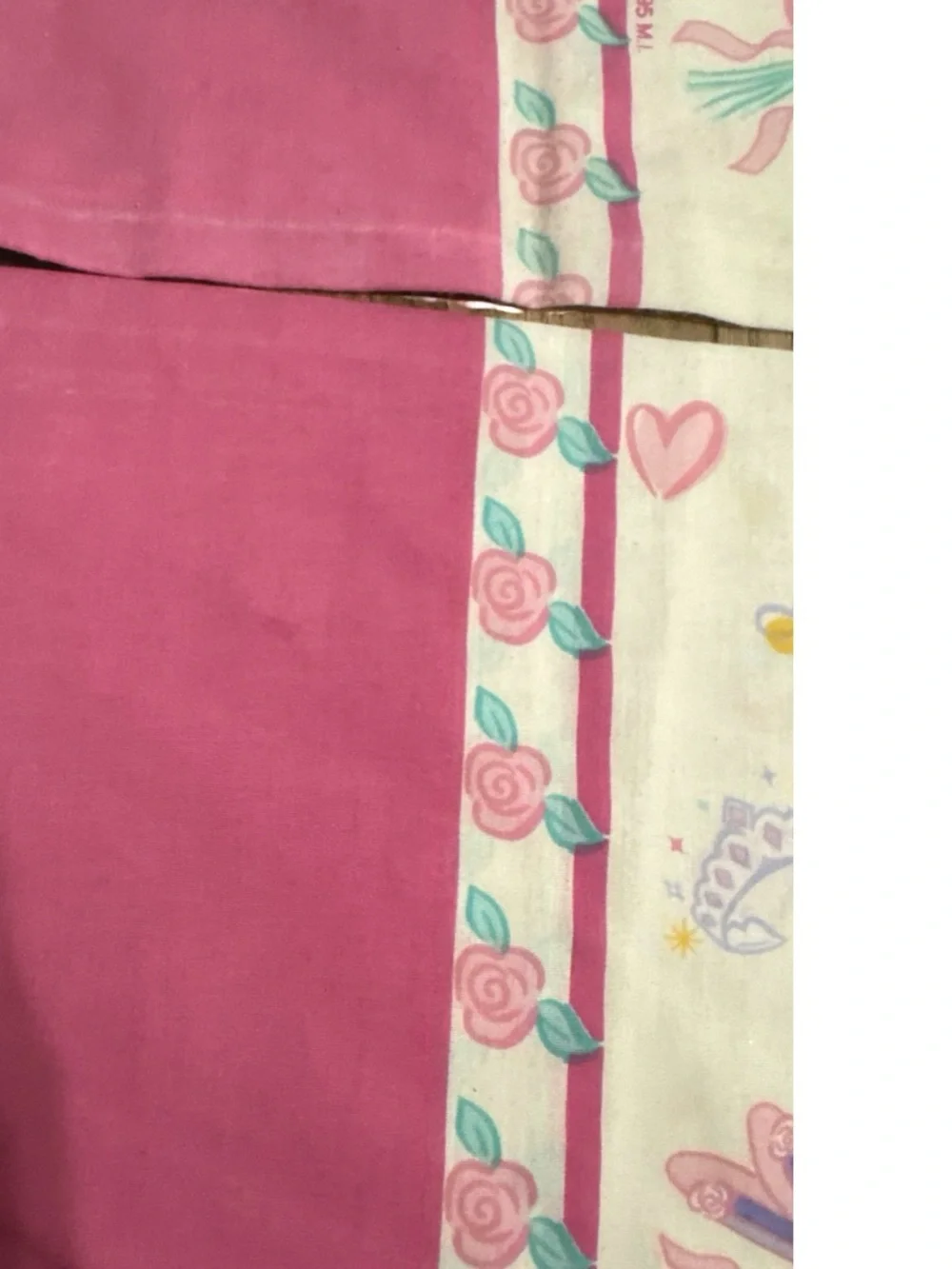 Vintage 1995 Ballerina Princess Barbie Pillowcase Set of 2 The Bibb Co.